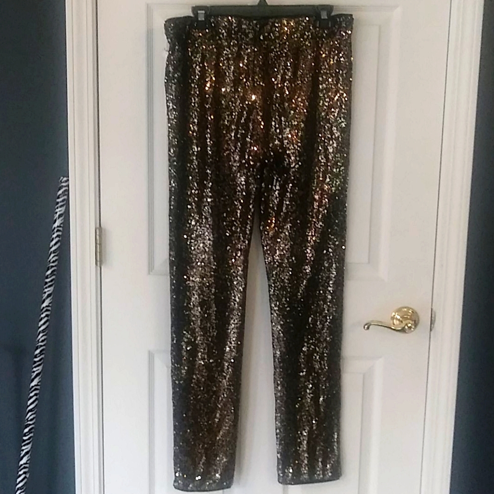 Sequined pants